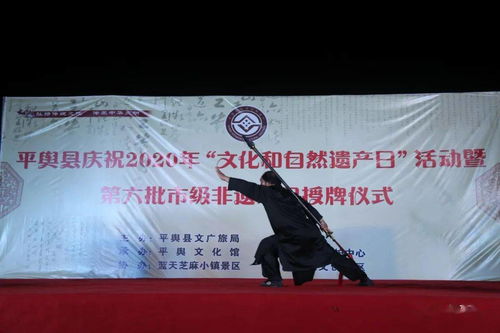 傳承民族瑰寶，演繹非遺華章 平輿縣舉辦文化和自然遺產(chǎn)日活動暨第六批市級非遺授牌儀式
